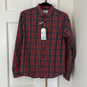 Class Club - Modern Fit - Plaid Dress Shirt